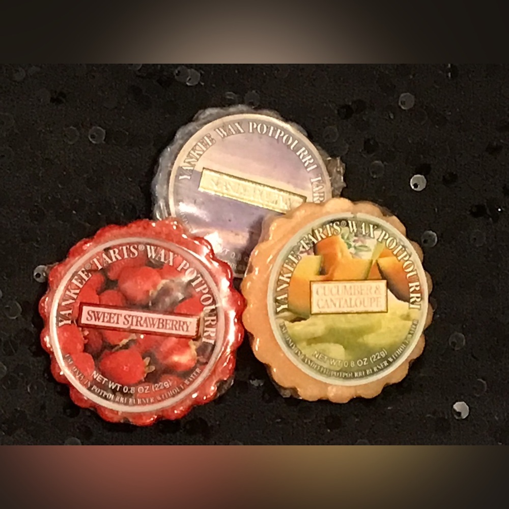 NWT 3 Rare Yankee Candle Tarts Wax